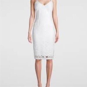 White House Black Market White Dress